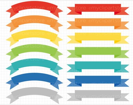 Home Alphas & Bunting &ndash; Ribbons In Primary Colors