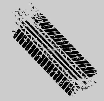 Tire Tracks N25
