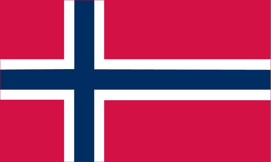 Norway Flag drawing