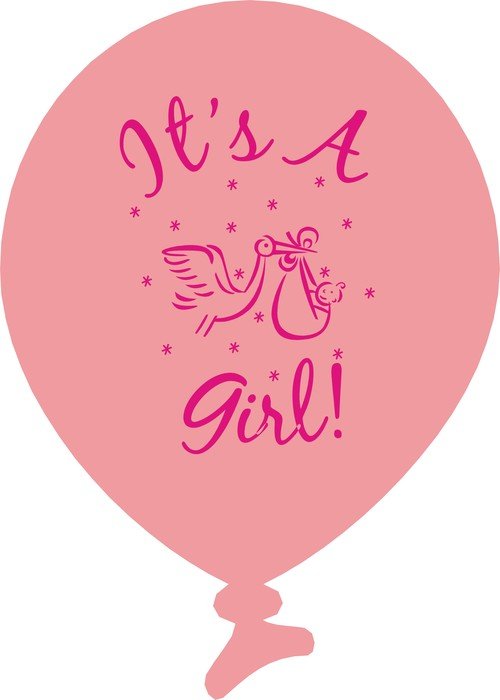 Pre Printed Balloons drawing