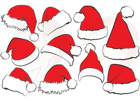 10 Santa Claus Hat Christmas By Maypldigitalart