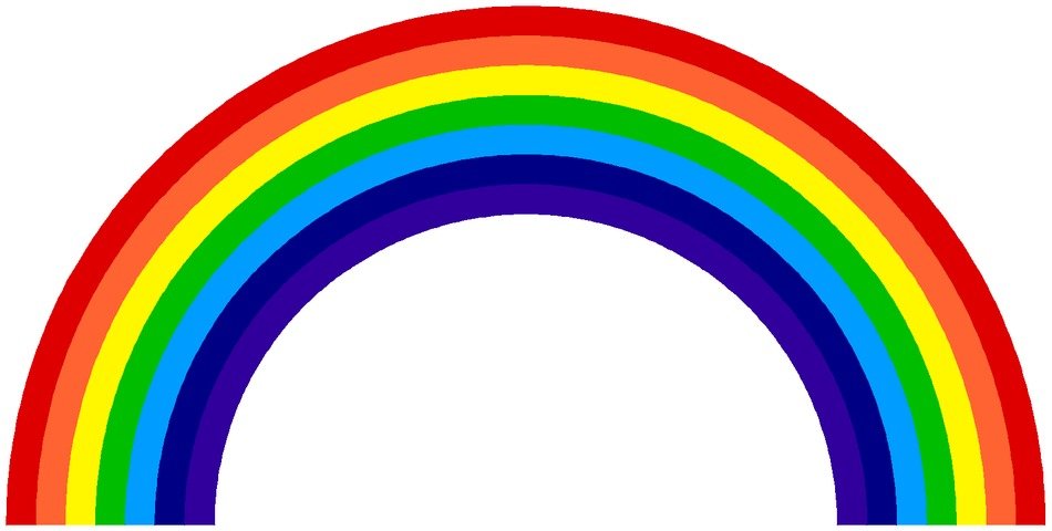 Clipart of the Rainbow