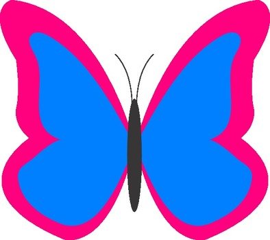 Bright Butterfly2 At Clkercom Vector Online
