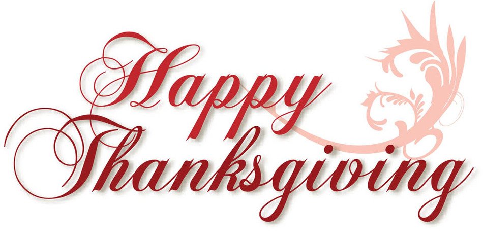inscription 'happy thanksgiving' as a template