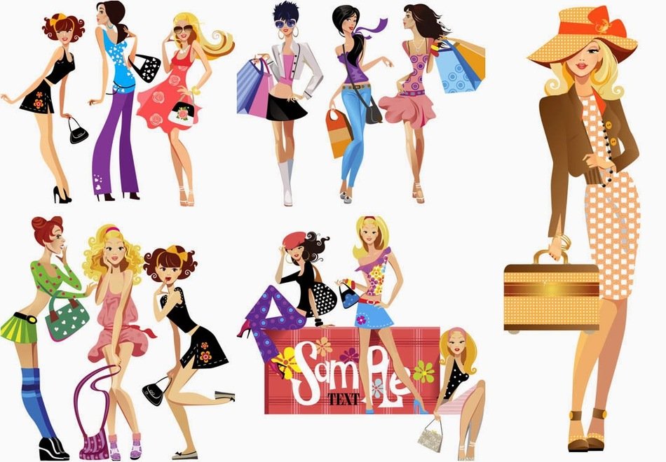 girl Group drawing
