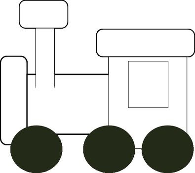 Train Template Printable