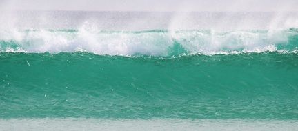 incredibly beautiful wave sea