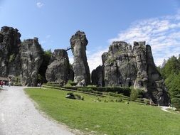 externsteine germany rocks