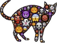 emoji cat for the halloween