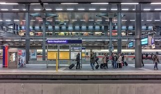 Picture of the railway station in Berlin