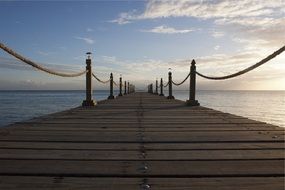 jetty pier wooden