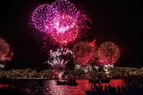 fireworks on Independence Day in the USA
