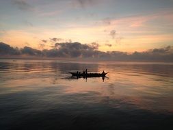 boat on calm water