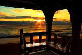sunrise at the terrace