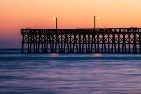 jetty in the ocean