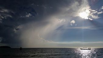the beginning of the storm in Cambodia
