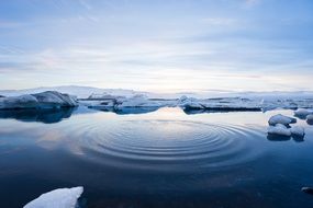 cold Arctic Sea