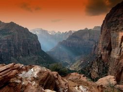 Zion park in Utah