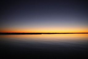 sunrise in the ocean