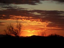 beautiful sunset in Arizona