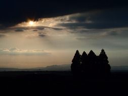 kumamoto light sunset scene