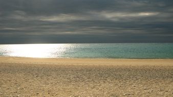 Beautiful beach in summer
