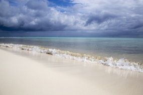 white sand beach in the caribbean