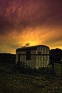 abendstimmung dramatic sunset scenery