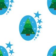 drawing of christmas tree ornament