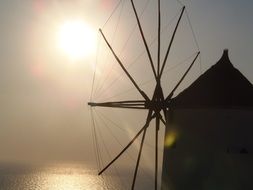 Windmill in Greece