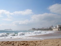 Trafalgal beach in Spain