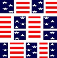 Stars and stripes clipart