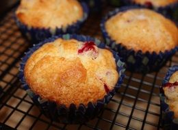 cranberry muffin almond bake