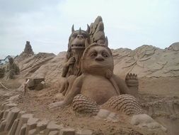nice sand sculpture