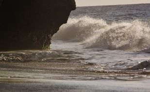 cliffs in Martinique