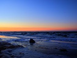 picturesque and pretty baltic sea beach