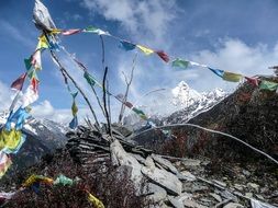 blue sky tibet