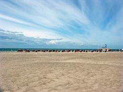 Sand beach of Baltic Sea