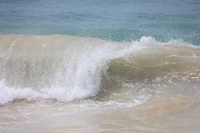 surf on the beach in the atlantic