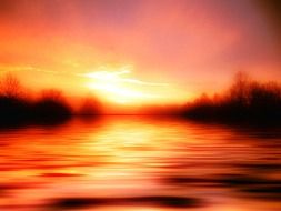 charming beauty mirroring sun
