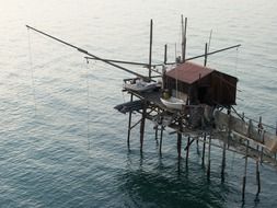 fisherman's cottage on water