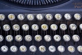 typewriter keyboard