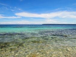 tropical beach in the philippines