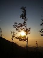 sunset near Kandel, Germany