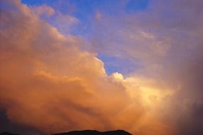 atmosphere of the evening sky