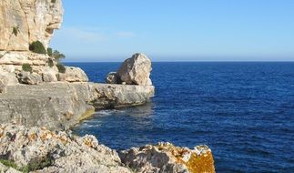 rocky coast of Cala Santanyi