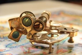 old sextant instrument