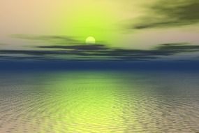 alien sunset
