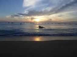 beautiful view of the beach