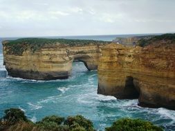 london bridge, offshore rock formation, australia